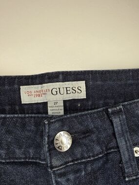 Guess Dark Blue Denim Women's Shorts